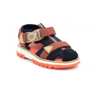 Kickers Sandales Gar&ccedil;on Kickclic EU 28 orange/bleu marine
