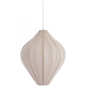 Suspension - Pasto - naturel - textile - E27 - Light&living