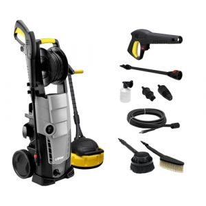 Lavor Nettoyeur Haute Pression GALAXY 160 GL avec Enrouleur, deux Brosses et Accessoire Lave Sols, Puissance 160 bar max, Débit 510 l/h max, Moteur 2500W