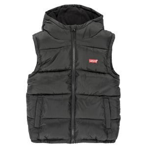 Levi's Doudounes enfants BATWING DIRECT EMB PUFFER VEST Noir - Taille 2 ans,3 ans,4 ans,5 ans,6 ans,8 ans
