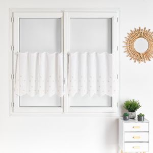 Home maison Brise Bise Fleurs Brod&eacute;es