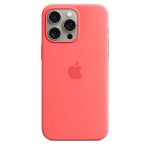 Apple Coque en silicone avec MagSafe pour iPhone 15 Pro Max - Goyave