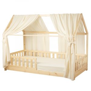 Sevira Kids Set de double ciel de lit cabane jeanne