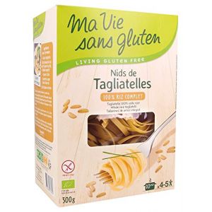 Ma vie sans gluten Nids de tagliatelles 100% riz complet en boîte de 300 g