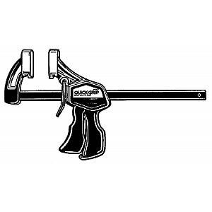 Outifrance T53006EL7 - Serre-joint &eacute;carteur Quick-Grip micro, serrage 115mm, &eacute;carteur 80/200mm, saillie de 30mm