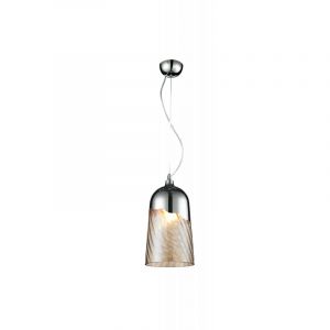 Lampe Suspension Verre "Daga" 18cm Tranparent Prix