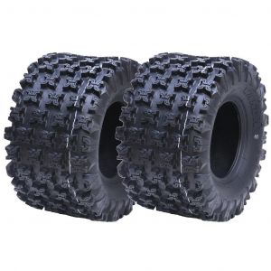 22x11.00-9 Slasher ATV quad tyres, Wanda Race tyre E marked WP02 6ply, Set of 2.