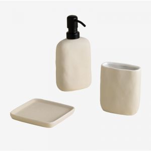 Ensemble de salle de bain en grès Ganela SKLUM Beige Crème