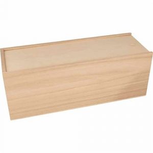 Artémio Boîte de rangement avec couvercle neutre - 33 x 12 x 12 cm