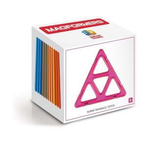 Magformers 713016 Accessoire Boîte de Super Triangles (12 pièces)