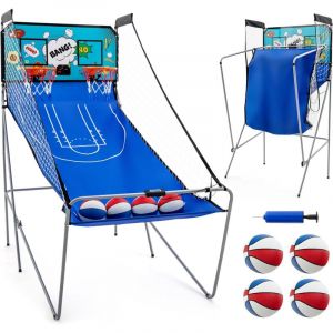 Jeu De Basket-Ball D'arcade Pliable - Costway - Double Tir - 8 Modes De Jeu - Score Electronique Sonore