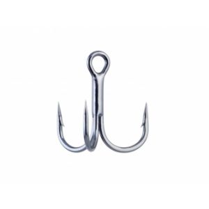 Daiwa Hame&ccedil;ons triples Triple Hook Black Chrome Needle Point