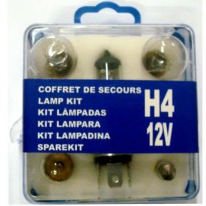 Coffret lampes de secours H4 12V