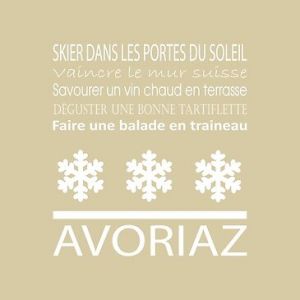 Artis Toile 30x30 avoriaz vison