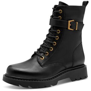 Image de Tamaris Bottines plates en dentelle pour femme 1-25228-45, Noir, 37 EU