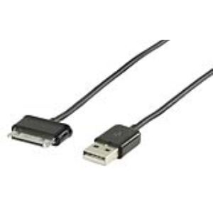Valueline VLMP39200B1.00 - Câble data USB 2.0 A vers Samsung Tab 30 pins 1 m