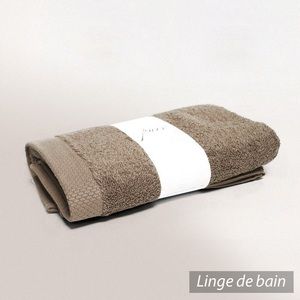 Linnea Drap de bain 100x150 cm PURE Taupe 550 g/m2