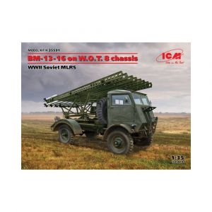 ICM Maquette Camion Bm-13-16 On W.o.t. 8 Chassis Wwii Soviet Mlrs