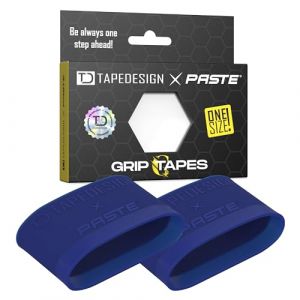 TAPEDESIGN – Bande de Maintien en Silicone pour protège-Tibias - pour Homme et Femme - Bleu Marine - pour Chaussettes de Football