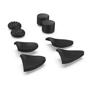 Image de Avizar Kit d'accessoires manette PS5 Dualsense Extensions gâchettes Poignée grips noir