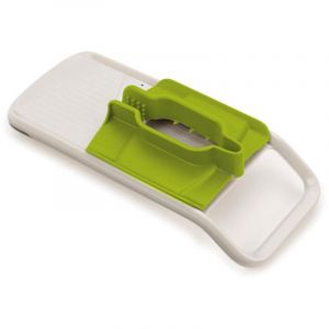 Joseph joseph Duo Mandoline multiprise, coupe-fruits et légumes avec poignée de précision, blanc