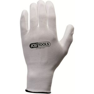 KS Tools Gants avec enduction polyuréthane sur paume Taille XL, 12 paires