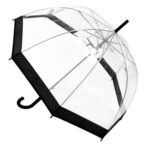 Parapluie Cloche transparent/noir