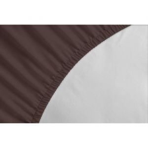 Lovely Home Drap-housse - LH71594 - 180x200+30 cm - Marron