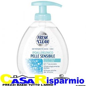 Fresh & Clean Detergente mani - viso ipoallergenico pelle sensibile 30 ml