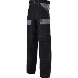 Lafont Pantalon work attitude emplacement genouillère Ruler noir et gris Taille 5
