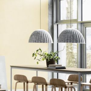 Muuto Suspension grise 55 cm Under The Bell