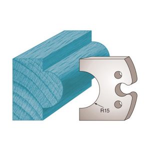 Diamwood Platinum Jeu de 2 fers profilés Ht. 50 x 5,5 mm mouton M227 pour porte-outils de toupie