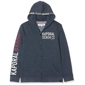 Kaporal Sweat zippé à capuche 10 - 16 ans Bleu Marine - Taille 10 ans;12 ans;14 ans;16 ans