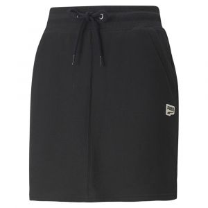 Puma Downtown Skirt Jupe, Noir, S Femme