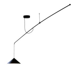 Martinelli luce Lampe à suspension VELA (Noir - Aluminium)