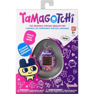 Image de Bandai Tamagotchi Original Neon Lights Shell | Tamagotchi Original Cyber Pet 90s Jouet pour adultes et enfants avec chaîne | Les animaux virtuels rétro sont d'excellents jouets ou cadeaux pour garçons