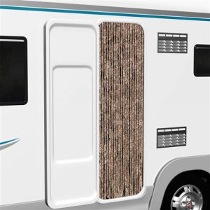 VidaXL Vliegengordijn 56x185 cm chenille beige en donkerbruin377318