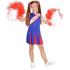 WIDMANN "BLUE/RED CHEERLEADER" (dress) - (104 cm / 2-3 Years)
