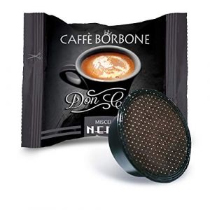 Caffè Borbone Don Carlo Miscela Nera 100 Dosettes Compatibles Lavazza A Modo Mio 750 g