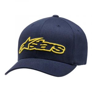 Image de Alpinestars Casquette Blaze flexfit hat navy/jaune- L/XL