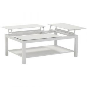 Proloisirs Table basse de jardin élévatrice en aluminium Butterfly