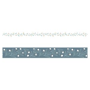 Artémio Ruban adhésif Masking Tape Splendid Christmas Bleu 2 pcs