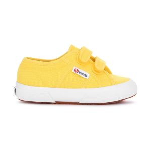 Superga Chaussures 2750 Cotjstrap Classic jaune blanc enfant - 28