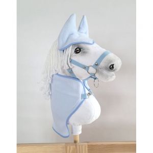 Coffret Hobby Horse A3 : couverture et prot&egrave;ge-mouches - Bleu clair