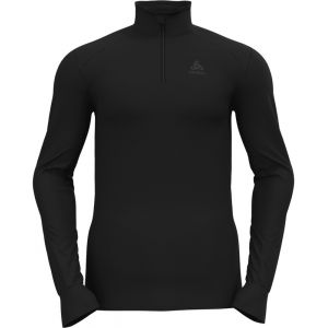 Image de Odlo ACTIVE WARM ECO BL TOP TURTLE NECK L/S HALF ZIP BLACK 21 [Taille M]