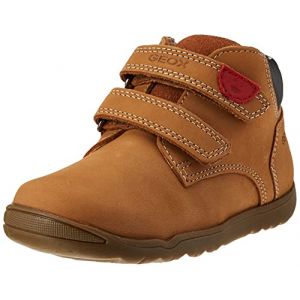 Geox Chaussures montantes à semelle cuvette et double bride autoagrippante Naturel - Taille 21