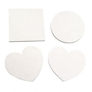 Magnets carton entoil&eacute; - 4 pi&egrave;ces - de 9,5 cm &agrave; 10,5 cm - support &agrave; d&eacute;corer