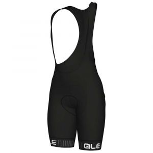 Ale Cycling Solid Traguardo Short de cyclisme Femme, black-white XXL Cuissards route