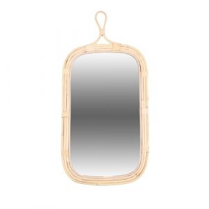 NATURAL LIVING" Miroir MASSADA GM en ROTIN 34XH70CM