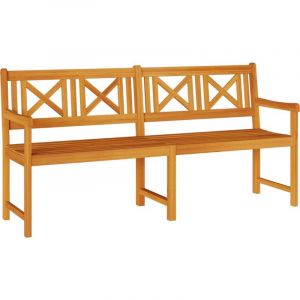 VidaXL Banc de jardin 180x56x90 cm en bois massif d'acacia